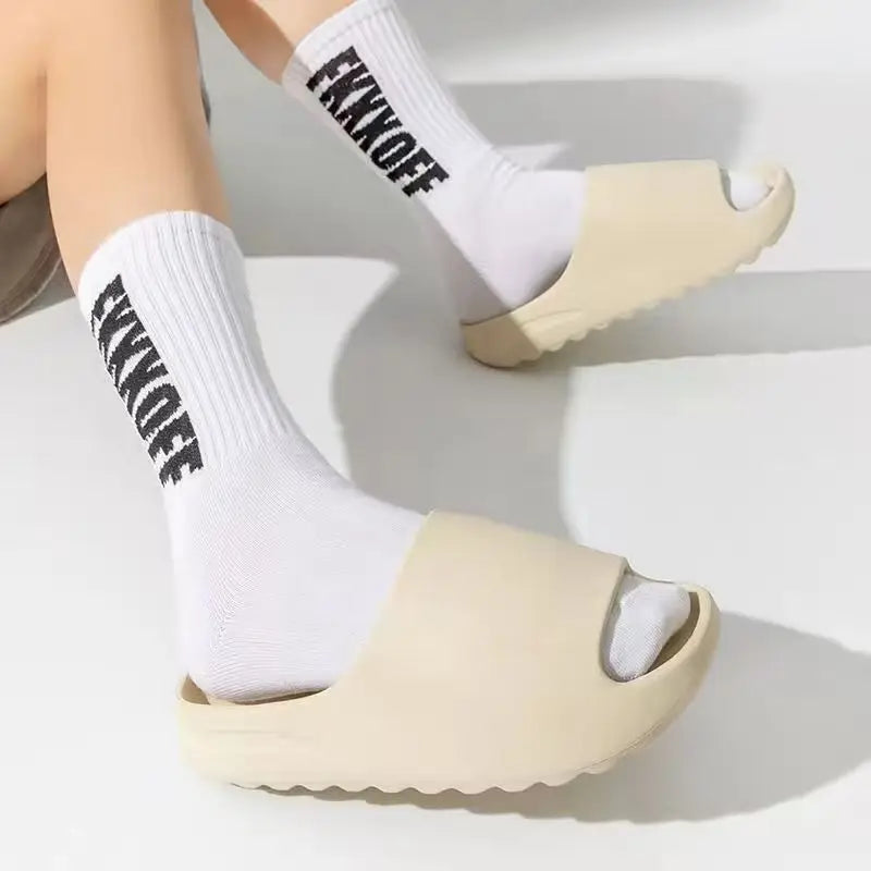 Cozysteps.uk Unisex EVA Slides: Soft Sole, Thick Platform, Non-Slip Sandals for Beach & Home CozySteps.uk