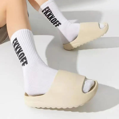 Cozysteps.uk Unisex EVA Slides: Soft Sole, Thick Platform, Non-Slip Sandals for Beach & Home CozySteps.uk